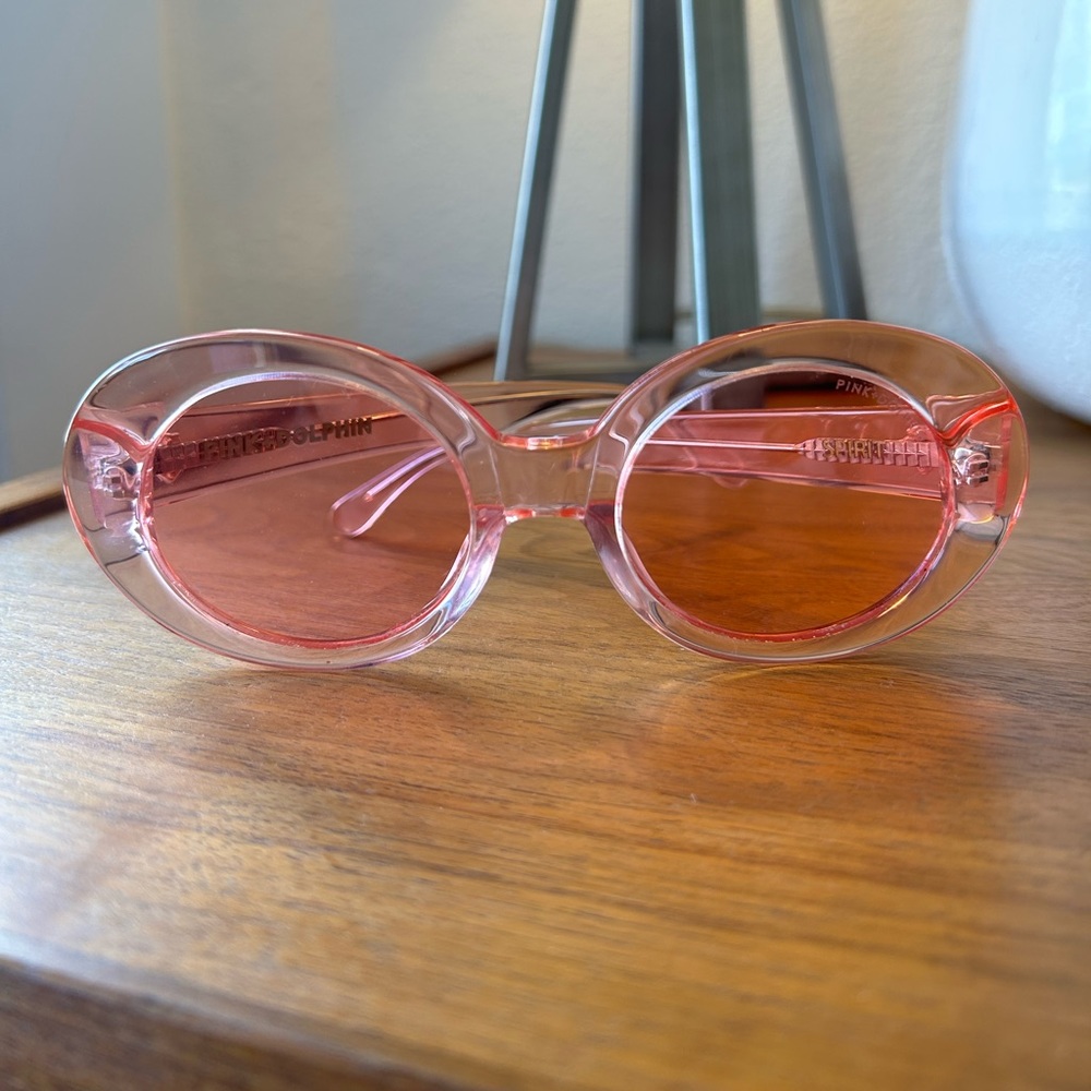 Round Pink Sunglasses